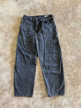 GAP Women's barrel Black Jeans